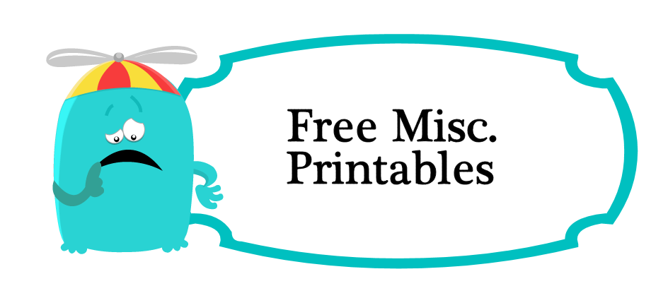 free misc. printables