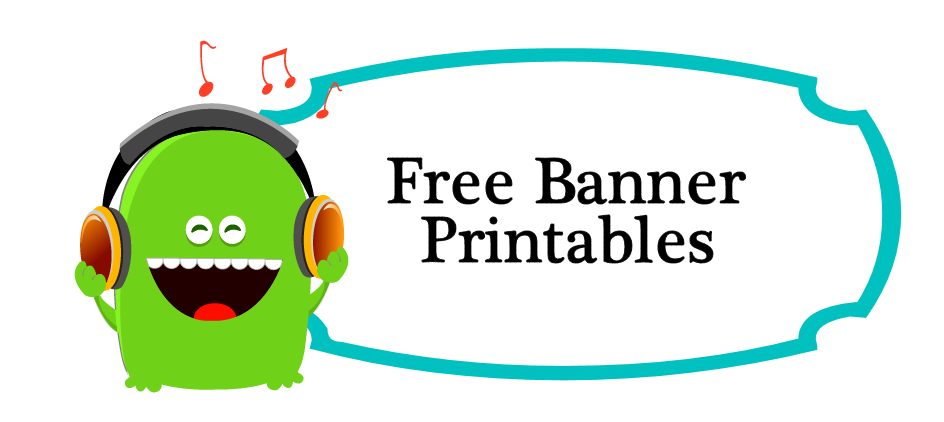 free banner printables