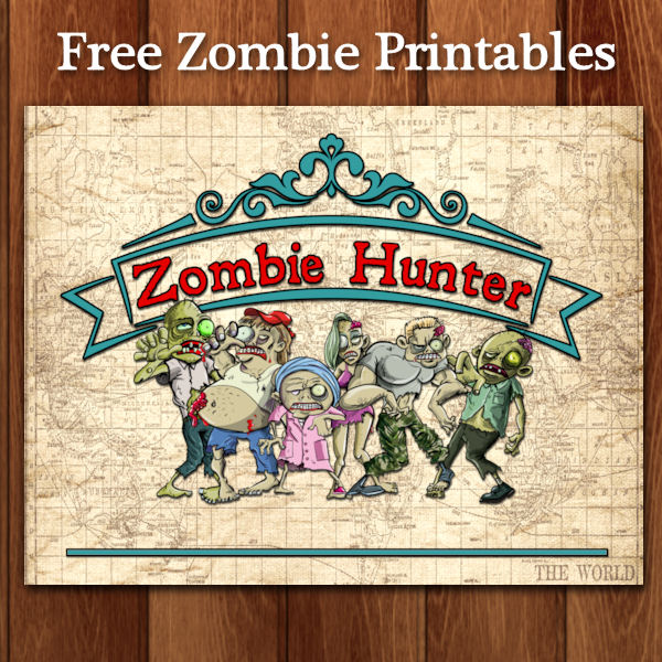 Printable Zombie Certificate